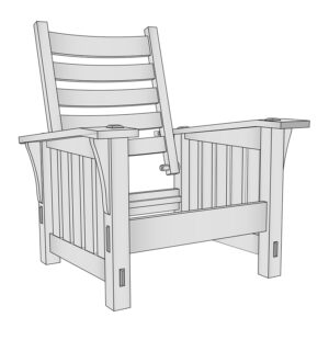Gustav Stickley No. 369 Morris Chair PDF Download Plans