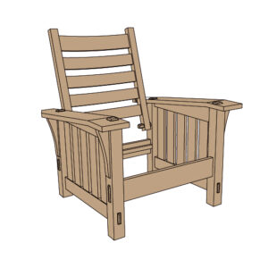 Gus Stickley No. 369 Morris Chair Printed Plans