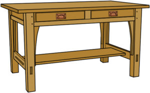 Stickley No. 616 Library Table Plans