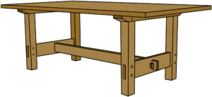 Stickley No. 622 Trestle Table Plans
