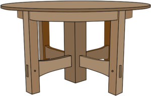 Stickley No. 634 Round Extension Table Plans