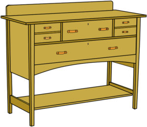 Stickley No. 800 Sideboard Plans