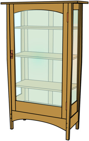 Stickley No. 803 China Cabinet Plans
