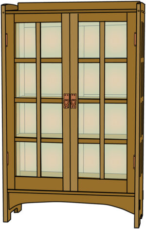 Stickley No. 815 China Cabinet Plans