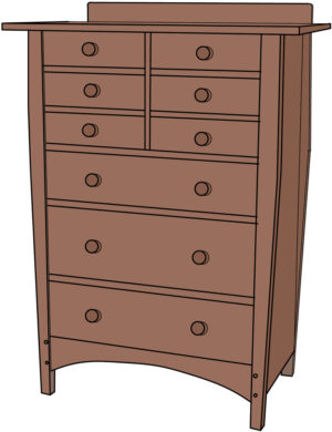 Stickley No. 913 Dresser Plans