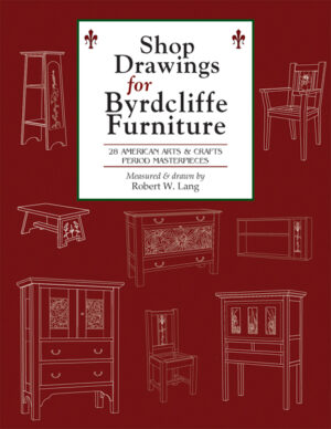 Shop Drawings for Byrdcliffe Furniture Printed Book
