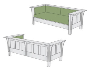 L. & J. G. Stickley Prairie Settle PDF Download Plans