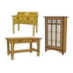 Plans-Office, Library, Den